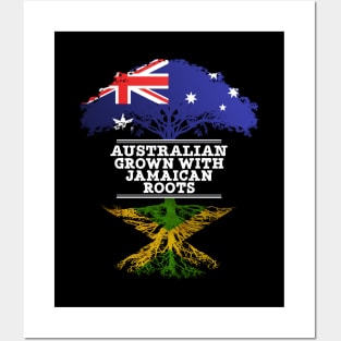 Australian Grown With Jamaican Roots - Gift for Jamaican With Roots From Jamaica Posters and Art